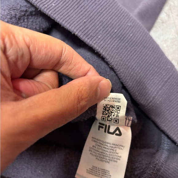 Fila Men's Dark Purple Hoodie - Picture 5 of 5